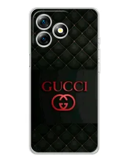 Чехол для Ulefone Note 18 Pro с картинкой «Gucci — стеганый черный»
