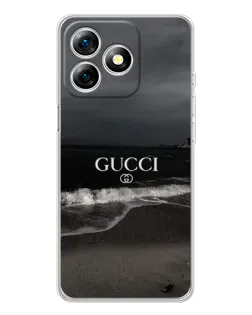 Чехол для Ulefone Note 18 Pro с картинкой «Gucci — морской прибой»