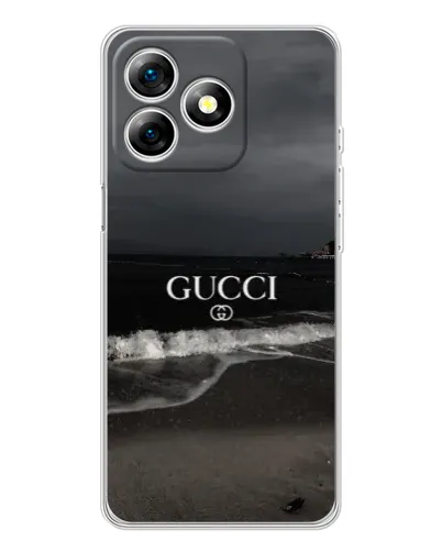 Чехол для Ulefone Note 18 Pro с картинкой «Gucci — морской прибой»