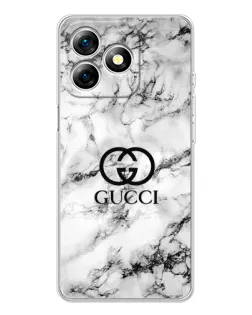 Чехол для Ulefone Note 18 Pro с картинкой «Gucci — мраморный шик»