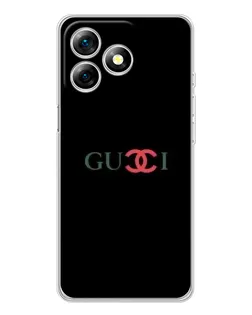 Чехол для Ulefone Note 18 Pro с картинкой «Gucci — красный градиент»