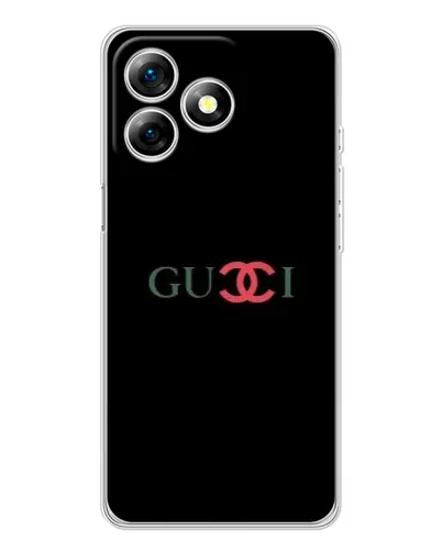 Чехол для Ulefone Note 18 Pro с картинкой «Gucci — красный градиент»