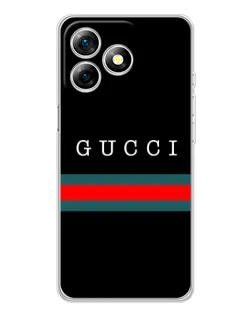 Чехол для Ulefone Note 18 Pro с картинкой «Gucci — красный пояс»