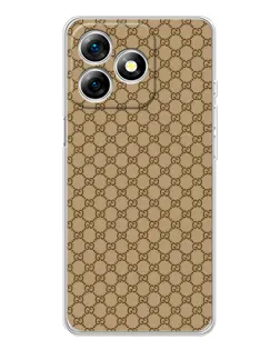 Чохол для Ulefone Note 18 Pro з картинкою «Gucci — класичний беж»