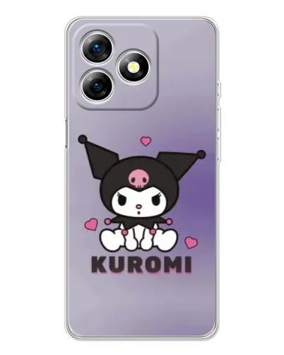 Чехол для Ulefone Note 18 Pro с картинкой «Kuromi — фиолетовый арт» Чехол для Ulefone Note 18 Pro с картинкой «Kuromi — фиолетовый арт»