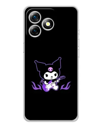 Чехол для Ulefone Note 18 Pro с картинкой «Электрическая Kuromi» Чехол для Ulefone Note 18 Pro с картинкой «Электрическая Kuromi»