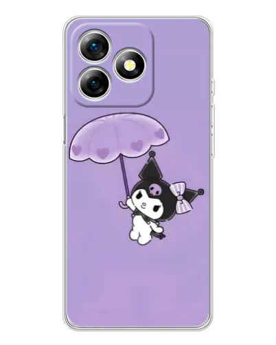 Чехол для Ulefone Note 18 Pro с картинкой «Kuromi с зонтиком» Чехол для Ulefone Note 18 Pro с картинкой «Kuromi с зонтиком»