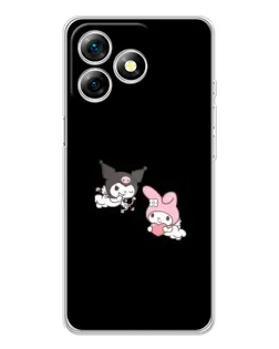 Чехол для Ulefone Note 18 Pro с картинкой «My Melody и Kuromi»