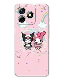 Чехол для Ulefone Note 18 Pro с картинкой «My Melody и Kuromi»
