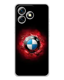 Чехол для Ulefone Note 18 Pro с картинкой «Логотип BMW — вспышка»