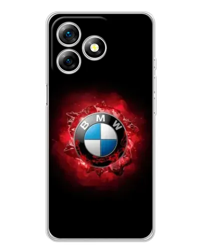 Чехол для Ulefone Note 18 Pro с картинкой «Логотип BMW — вспышка»