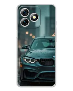 Чехол для Ulefone Note 18 Pro с картинкой «BMW в огнях города»
