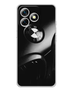 Чехол для Ulefone Note 18 Pro с картинкой «Эмблема BMW — макро»