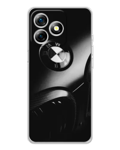 Чехол для Ulefone Note 18 Pro с картинкой «Эмблема BMW — макро»
