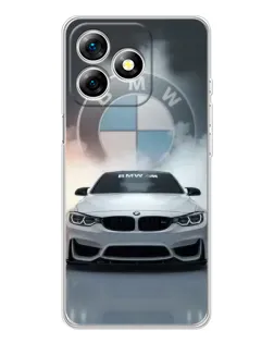 Чохол для Ulefone Note 18 Pro з картинкою «BMW в білому диму»