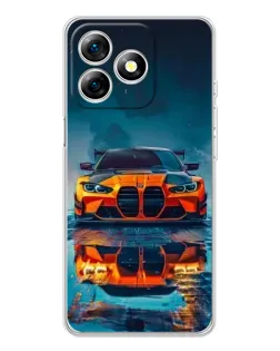 Чохол для Ulefone Note 18 Pro з картинкою «BMW — золота емблема»