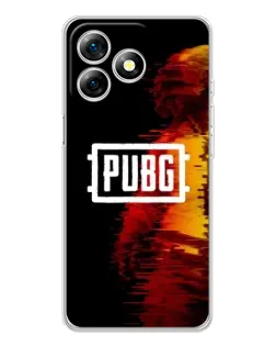 Чехол для Ulefone Note 18 Pro с картинкой «Яркий логотип PUBG»