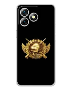 Чехол для Ulefone Note 18 Pro с картинкой «PUBG — оранжевый градиент»