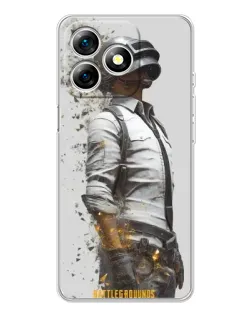 Чехол для Ulefone Note 18 Pro с картинкой «PUBG — боец в пыли»