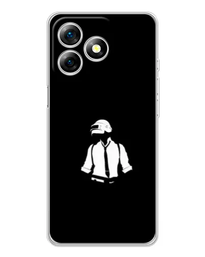 Чехол для Ulefone Note 18 Pro с картинкой «PUBG — белый шлем» Чехол для Ulefone Note 18 Pro с картинкой «PUBG — белый шлем»