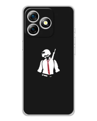 Чехол для Ulefone Note 18 Pro с картинкой «PUBG — силуэт воина» Чехол для Ulefone Note 18 Pro с картинкой «PUBG — силуэт воина»