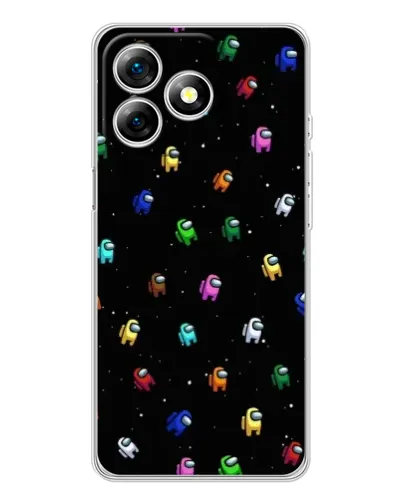 Чехол для Ulefone Note 18 Pro с картинкой «Экипаж Among Us»