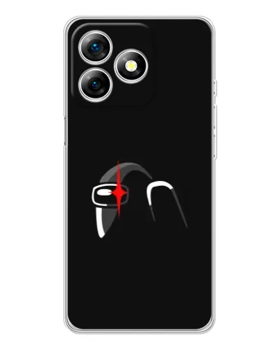 Чехол для Ulefone Note 18 Pro с картинкой «Among Us шлем»