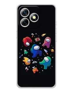 Чехол для Ulefone Note 18 Pro с картинкой «Among Us космос»