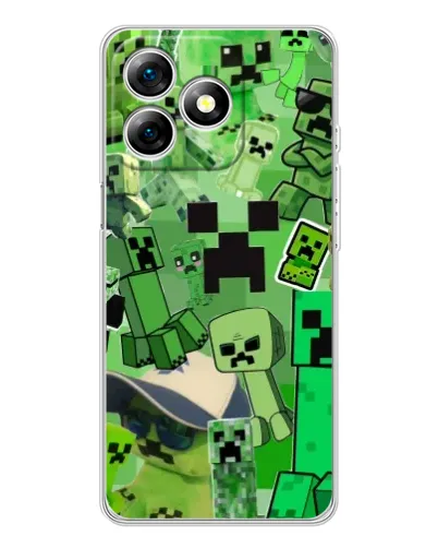 Чохол для Ulefone Note 18 Pro з картинкою «Кріпери Minecraft» Чохол для Ulefone Note 18 Pro з картинкою «Кріпери Minecraft»