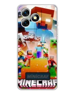 Чохол для Ulefone Note 18 Pro з картинкою «Minecraft герої гри» Чохол для Ulefone Note 18 Pro з картинкою «Minecraft герої гри»