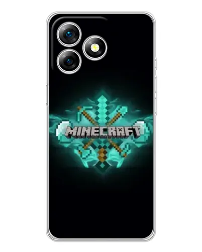 Чохол для Ulefone Note 18 Pro з картинкою «Minecraft Diamond лого» Чохол для Ulefone Note 18 Pro з картинкою «Minecraft Diamond лого»