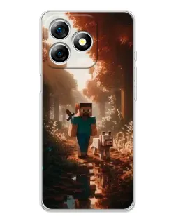 Чохол для Ulefone Note 18 Pro з картинкою «Стів у лісі»