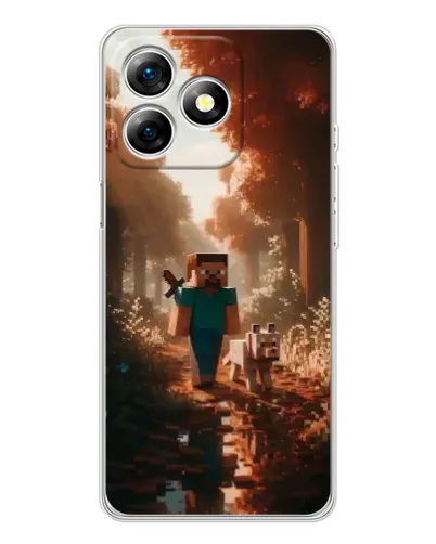 Чохол для Ulefone Note 18 Pro з картинкою «Стів у лісі» Чохол для Ulefone Note 18 Pro з картинкою «Стів у лісі»