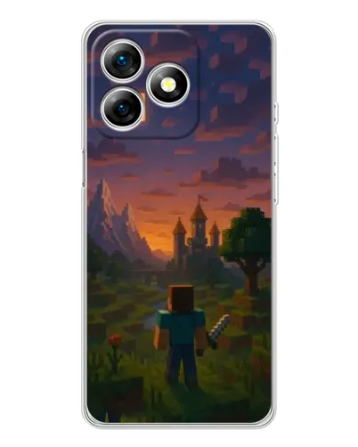 Чохол для Ulefone Note 18 Pro з картинкою «Стів біля вежі» Чохол для Ulefone Note 18 Pro з картинкою «Стів біля вежі»