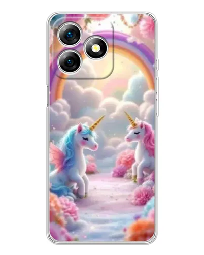 Чохол для Ulefone Note 18 Pro з картинкою «Веселка і єдинороги» Чохол для Ulefone Note 18 Pro з картинкою «Веселка і єдинороги»