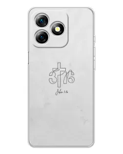 Чехол для Ulefone Note 18 Pro с картинкой «Иоанна 3:16 Крест» Чехол для Ulefone Note 18 Pro с картинкой «Иоанна 3:16 Крест»