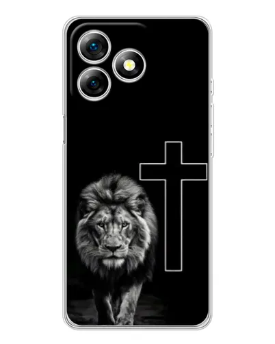 Чехол для Ulefone Note 18 Pro с картинкой «Лев и Крест»