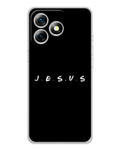 Чехол для Ulefone Note 18 Pro с картинкой «Точки веры J.E.S.U.S.»
