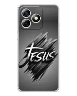 Чехол для Ulefone Note 18 Pro с картинкой «Надпись Jesus Graffiti»