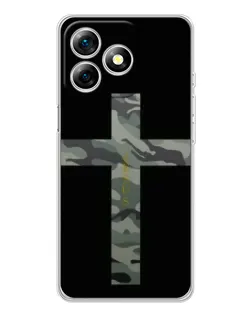 Чехол для Ulefone Note 18 Pro с картинкой «Милитари Крест»