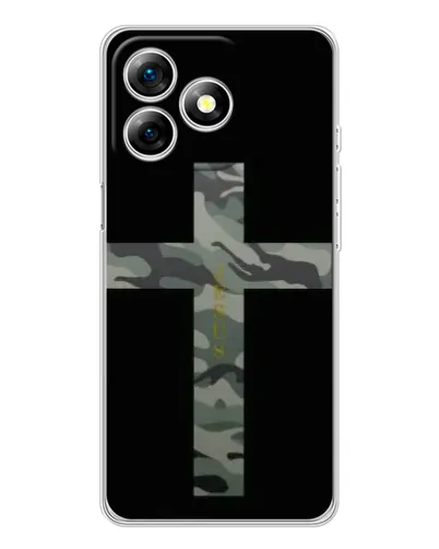 Чехол для Ulefone Note 18 Pro с картинкой «Милитари Крест»