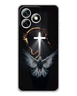 Чехол для Ulefone Note 18 Pro с картинкой «Голубь и Свет»