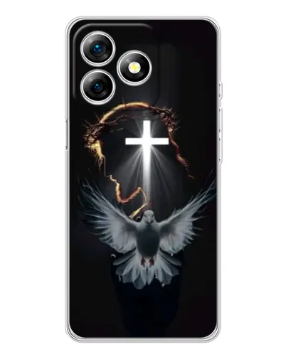 Чехол для Ulefone Note 18 Pro с картинкой «Голубь и Свет»