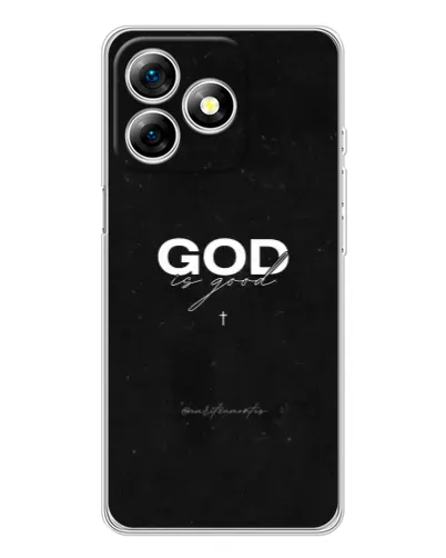 Чехол для Ulefone Note 18 Pro с картинкой «GOD — Бог над всем»