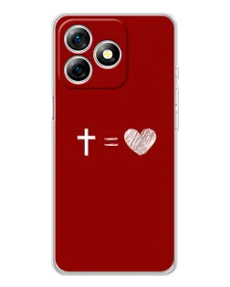 Чехол для Ulefone Note 18 Pro с картинкой «Уравнение любви»