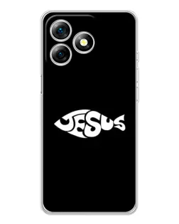 Чехол для Ulefone Note 18 Pro с картинкой «Рыба Jesus»