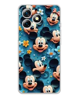 Чохол для Ulefone Note 18 Pro з картинкою «Паттерн Міккі та Мінні»