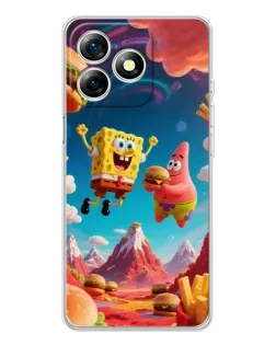 Чохол для Ulefone Note 18 Pro з картинкою «Космічний фастфуд»