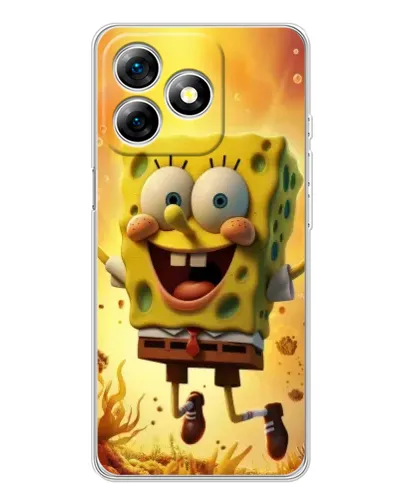 Чохол для Ulefone Note 18 Pro з картинкою «Губка Боб стрибає» Чохол для Ulefone Note 18 Pro з картинкою «Губка Боб стрибає»