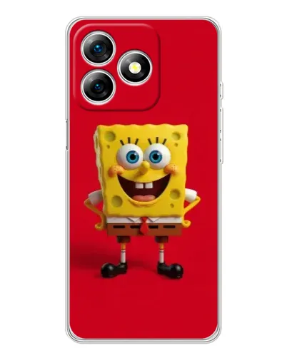 Чохол для Ulefone Note 18 Pro з картинкою «Спанч Боб на червоному» Чохол для Ulefone Note 18 Pro з картинкою «Спанч Боб на червоному»